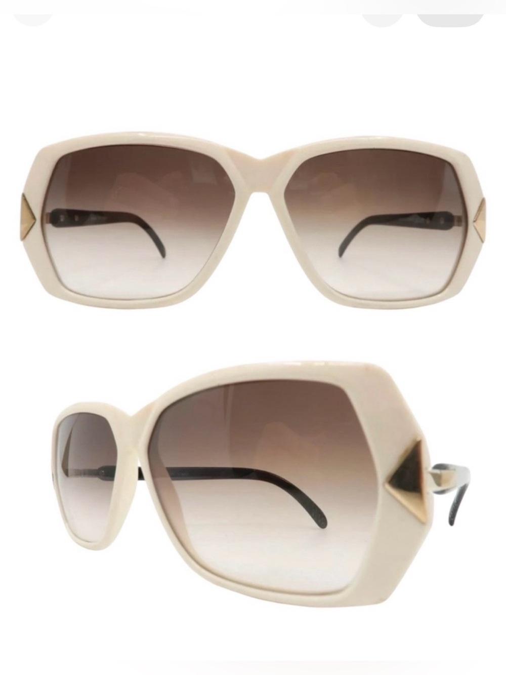 1980’s Thick Framed Silhouette Sunglasses, Made in Austria,‎ Colorblock